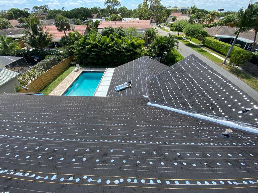 Roof underlayment installation in Sunrise, FL — Broward Roofing Pros