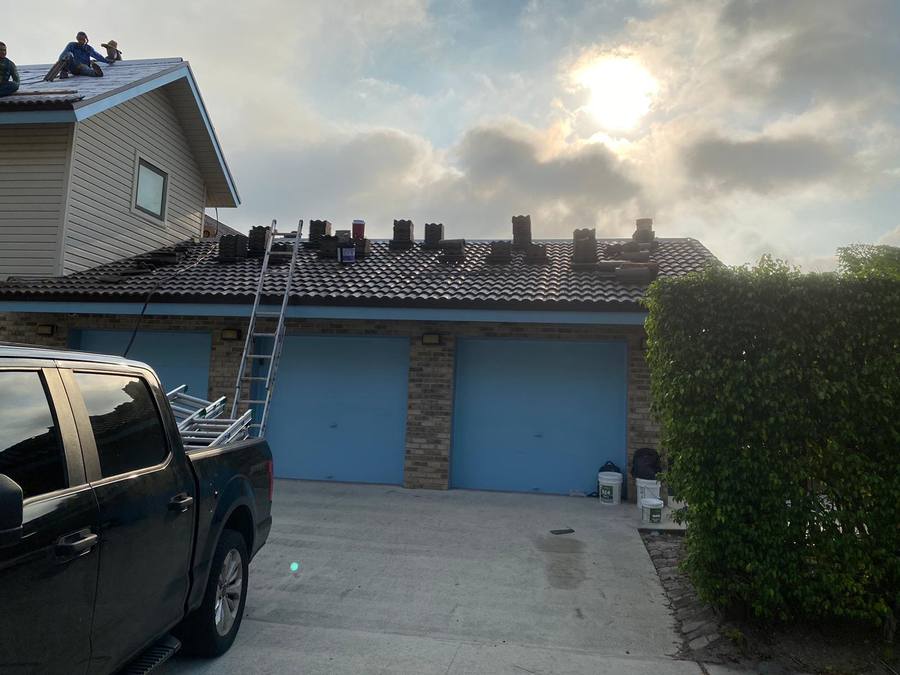 Tile roof replacement with full crew in Tamarac, FL — Broward Roofing Pros